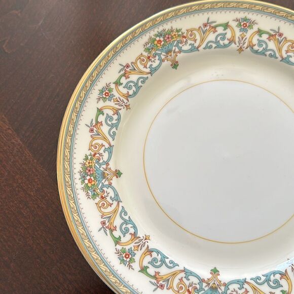 AYNSLEY 8” Henley Bone China Salad Plate (3) - Picture 4 of 7